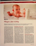 Vorschauseite 1: Babyhaut pflegen, aber richtig