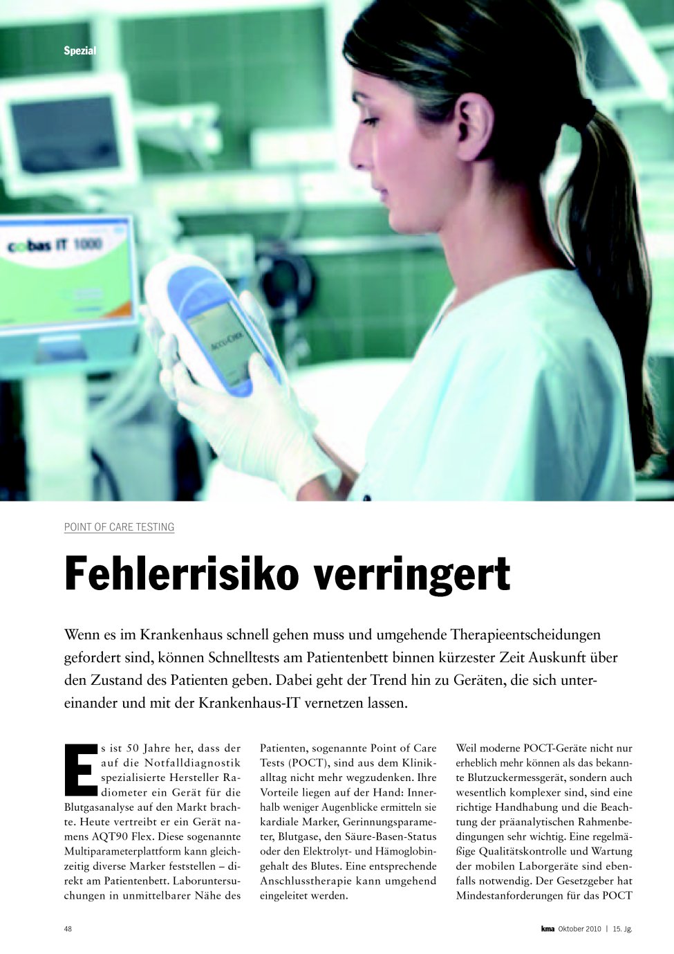 Vorschauseite 1: Fehlerrisiko verringert