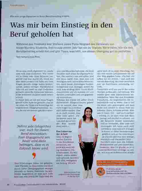 Vorschauseite 1: Was mir beim Einstieg in den Beruf geholfen hat