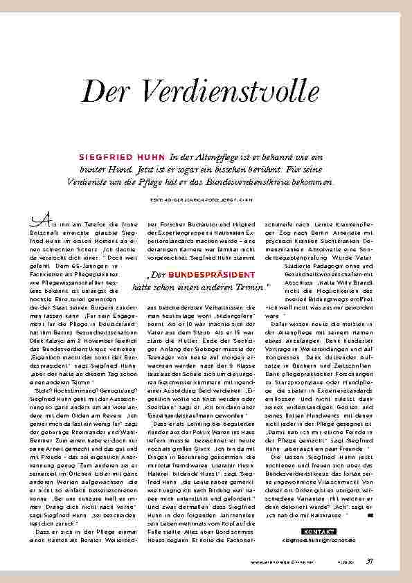 Vorschauseite 2: Der Verdienstvolle