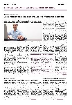 Vorschauseite 1: Mitarbeitende in Human Resource-Prozesse einbinden