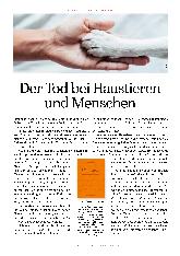 Vorschauseite 1: Der Tod bei Haustieren und Menschen