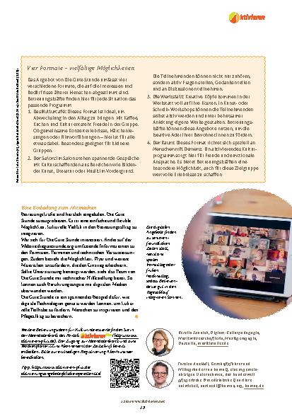 Vorschauseite 4: Kultur geht auch digital