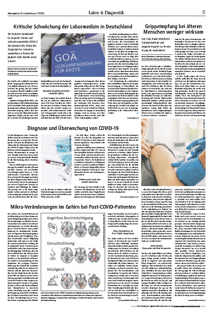 Vorschauseite 3: Labor & Diagnostik