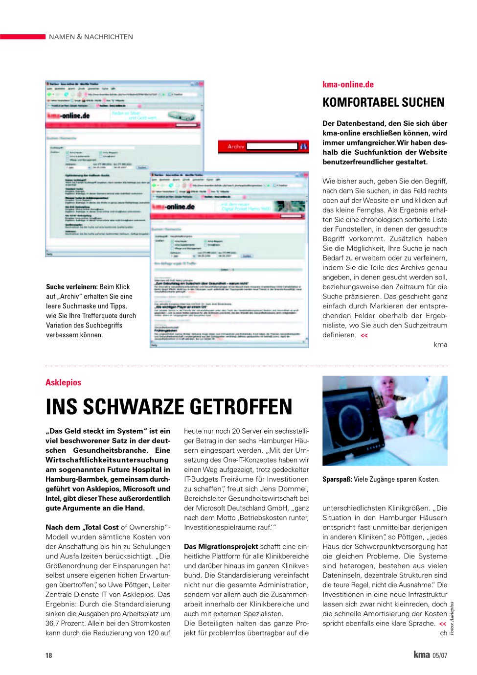 Vorschauseite 1: Ins Schwarze getroffen