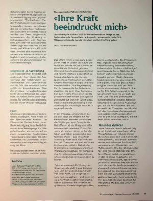 Vorschauseite 4: Pflegerische Expertise für die Beratung von MS-Betroffenen
