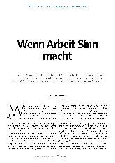 Vorschauseite 2: Wenn Arbeit Sinn macht