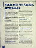 Vorschauseite 1: Nimm mich mit, Kapitän, auf die Reise.