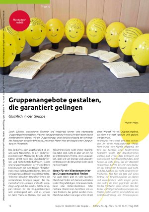 Vorschauseite 1: Gruppenangebote gestalten, die garantiert gelingen Glücklich in der Gruppe