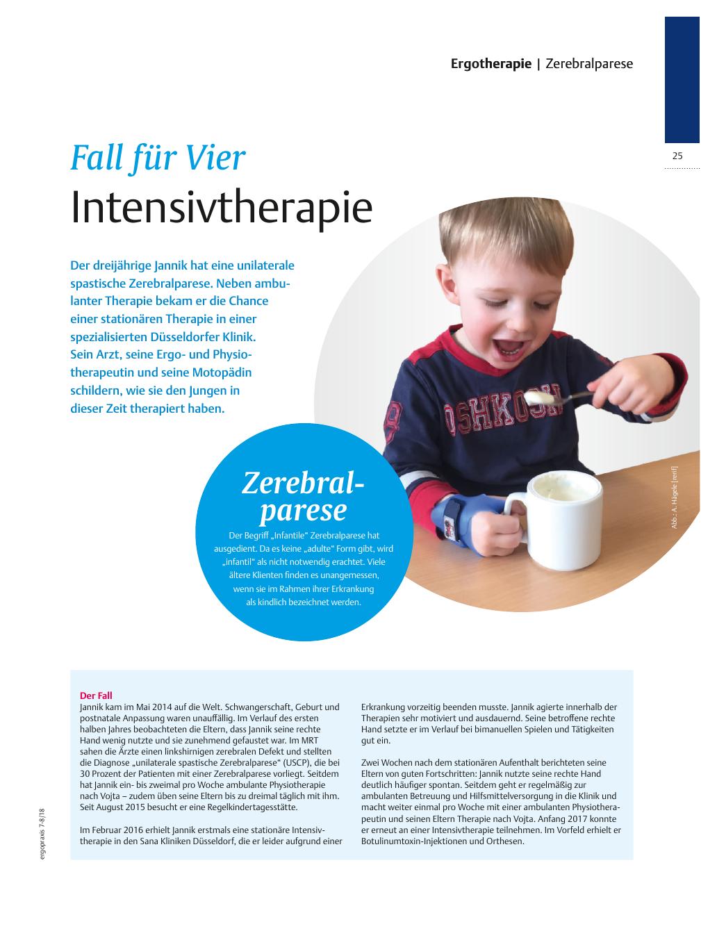 Vorschauseite 1: Fall für Vier ? Intensivtherapie