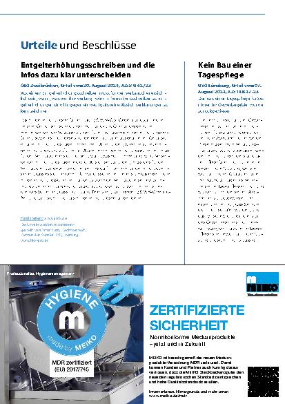 Vorschauseite 2: Rechtsforum Aktuelle Rechtsprechung