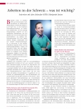 Vorschauseite 1: Arbeiten in der Schweiz - was ist wichtig?