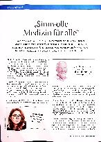 Vorschauseite 1: "Sinnvolle Medizin für alle"