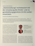 Vorschauseite 1: "Heimerziehung" rechtsbasiert mit der Umsetzung des Kinderund Jugendstärkungsgesetzes (KJSG) weiterentwickeln.