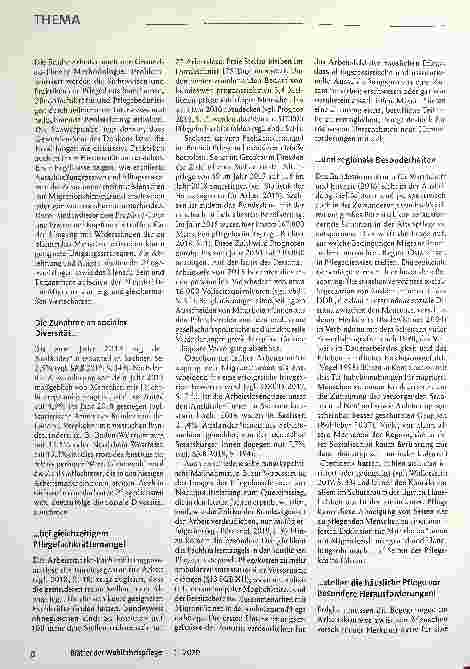 Vorschauseite 2: Migrant*innen - die Pflegekräfte von v • een? Eine Untersuchung am Beispiel der häuslichen Pflege in Ostsachsen