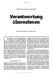 Vorschauseite 1: TIERE IN DER SOZIALTHERAPIE Verantwortung übernehmen