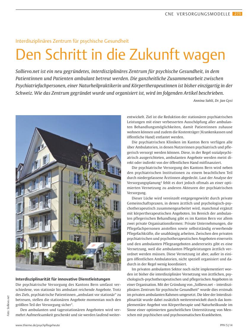 Vorschauseite 1: Den Schritt in die Zukunft wagen