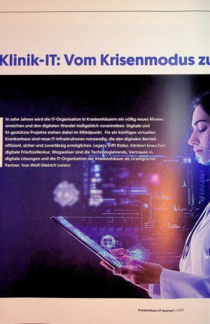 Vorschauseite 1: Klinik-IT: Vom Krisenmodus zum Innovationsmotor