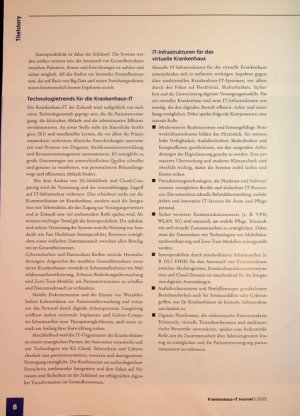 Vorschauseite 3: Klinik-IT: Vom Krisenmodus zum Innovationsmotor
