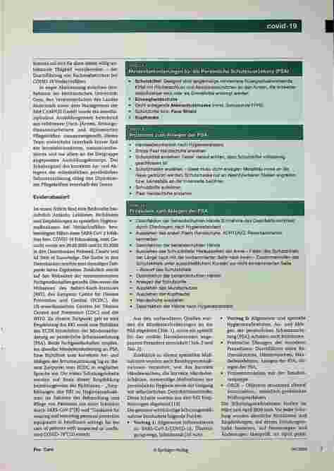 Vorschauseite 2: Richtlinien und Empfehlungen schnell in die Praxis bringen: Schutzmaßnahmen im Gesundheitsbereich anlässlich der COVID-19-Krise schulen