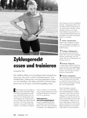 Vorschauseite 1: Zyklusgerecht essen und trainieren