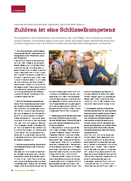 Vorschauseite 1: Zuhören ist eine Schlüsselkompetenz.