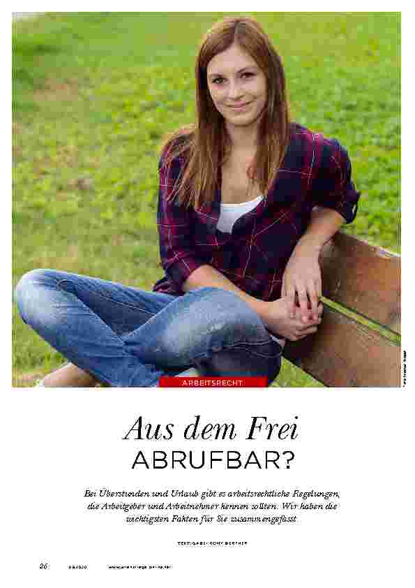 Vorschauseite 1: Aus dem Frei ABRRUFBAR?