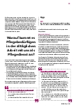 Vorschauseite 2: Pflegedienstauswahl: Was ist wichtig?