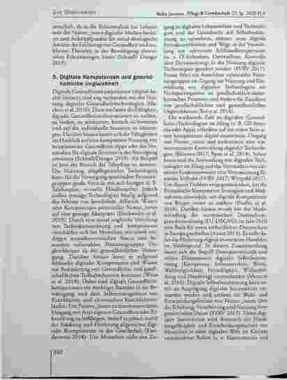 Vorschauseite 3: Zur Diskussion Soziale, digitale und gesundheitliche Ungleichheit: Neue Gesundheitstechnologien und alte Ungleichheiten?