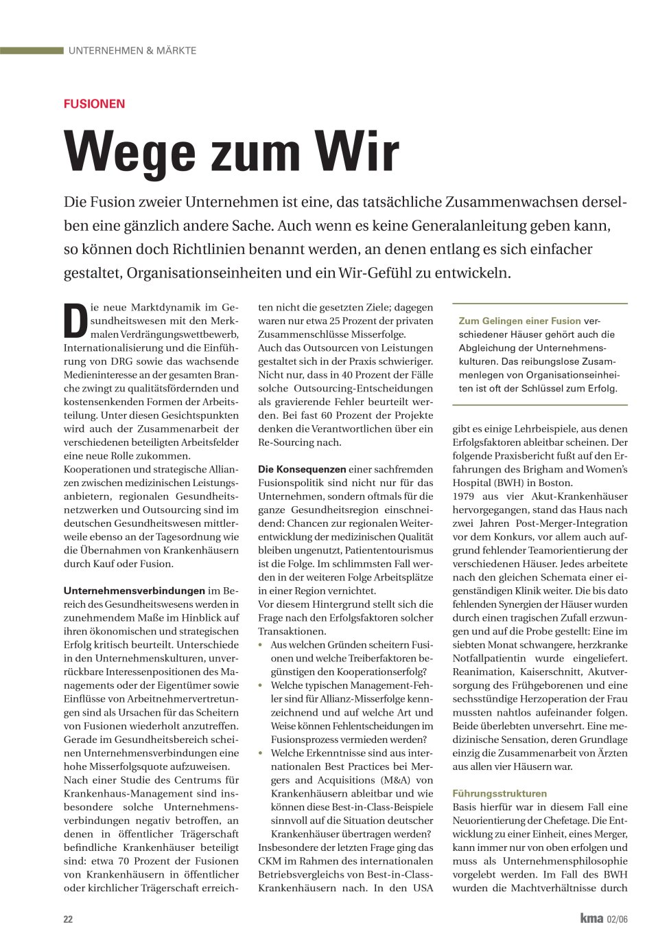 Vorschauseite 1: Wege zum Wir
