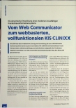 Vorschauseite 1: Vom Web-Communicator zum webbasierten, vollfunktionalen KIS CLINIXX