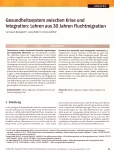 Vorschauseite 1: Gesundheitssystem zwischen Krise und Integration: Lehren aus 30 Jahren Fluchtmigration