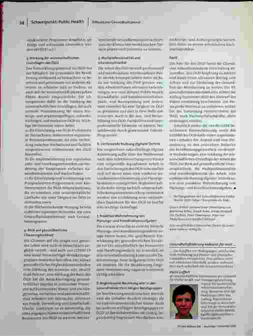 Vorschauseite 3: Der Pakt für den Öffentlichen Gesundheitsdienst: Eine Chance für eine zukunftsorientierte Entwicklung