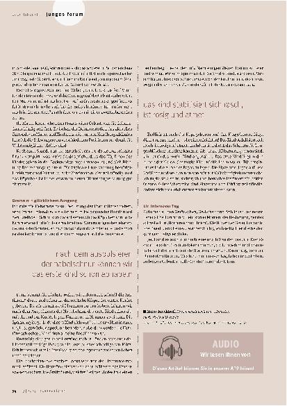 Vorschauseite 3: Ein Dienst, zwei Geburten