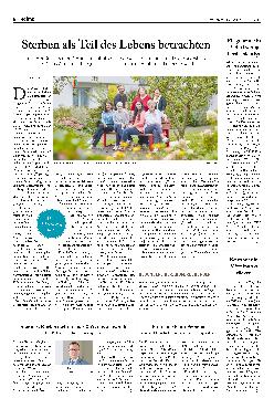 Vorschauseite 1: Sterben als Teil des Lebens betrachten