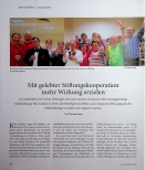 Vorschauseite 1: Mit gelebter Stiftungskooperation mehr Wirkung erzielen