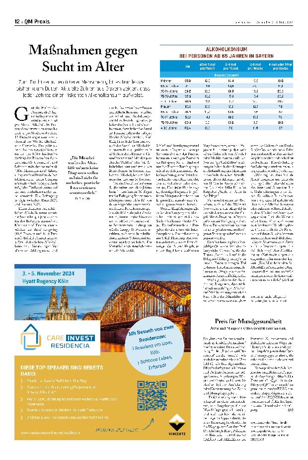 Vorschauseite 1: Maßnahmen gegen Sucht im Alter