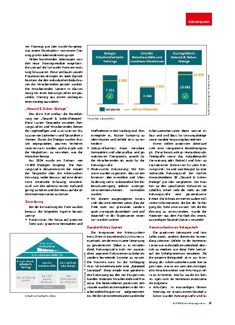 Vorschauseite 2: Best Practice Arbeitssicherheit Proaktive Ziele