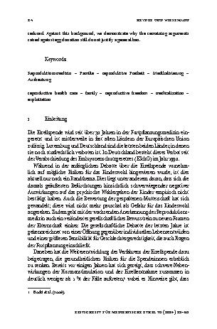 Vorschauseite 2: Was spricht aus ethischer Sicht für eine Legalisierung der Eizellspende?