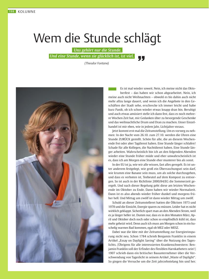 Vorschauseite 1: Wem die Stunde schlägt