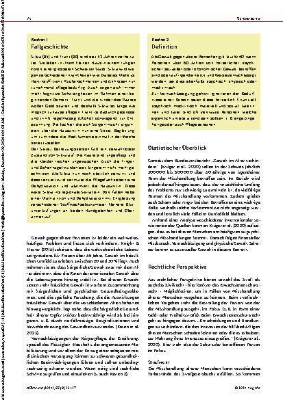 Vorschauseite 2: Was lange währt, bleibt nicht immer gut. Gewalt an älteren Personen erkennen und richtig handeln.