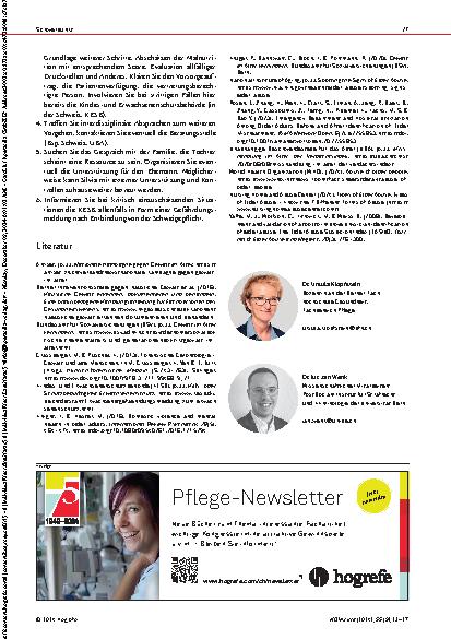 Vorschauseite 5: Was lange währt, bleibt nicht immer gut. Gewalt an älteren Personen erkennen und richtig handeln.