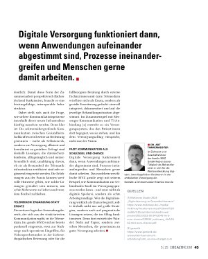 Vorschauseite 3: Vernetzt versorgen, effizient Kommunizieren: Warum digitale Zusammenarbeit das Rückgrat moderner Medizin ist