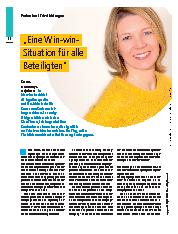 Vorschauseite 1: „Eine Win-win-Situation für alle Beteiligten“