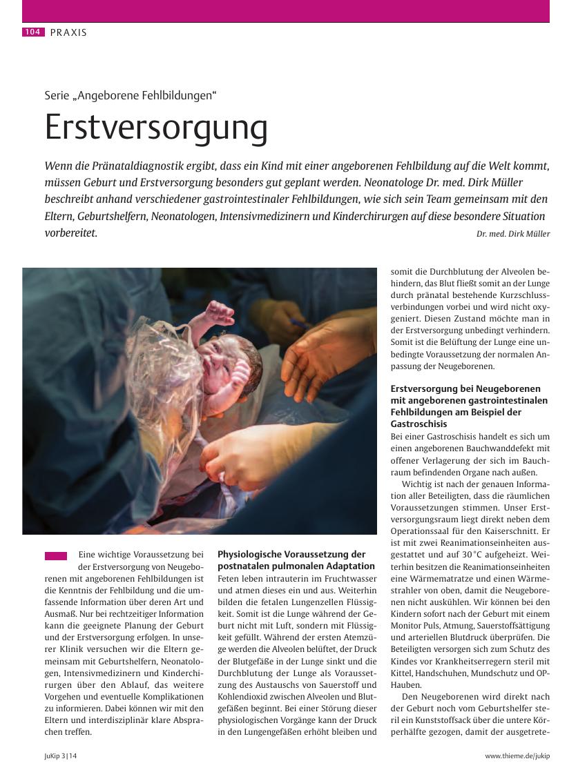Vorschauseite 1: Erstversorgung