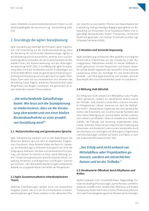 Vorschauseite 2: Agile Sozialplanung: Ein zukunftsweisender Ansatz für die soziale Entwicklung in Kommunen