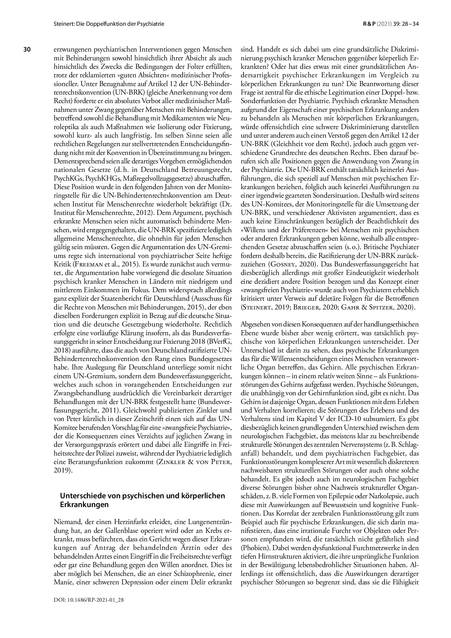 Vorschauseite 3: Die Doppelfunktion der Psychiatrie