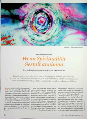 Vorschauseite 1: Wenn Spiritualität Gestalt annimmt Sinn und Kraft der Kunsttherapie in der Palliative Care