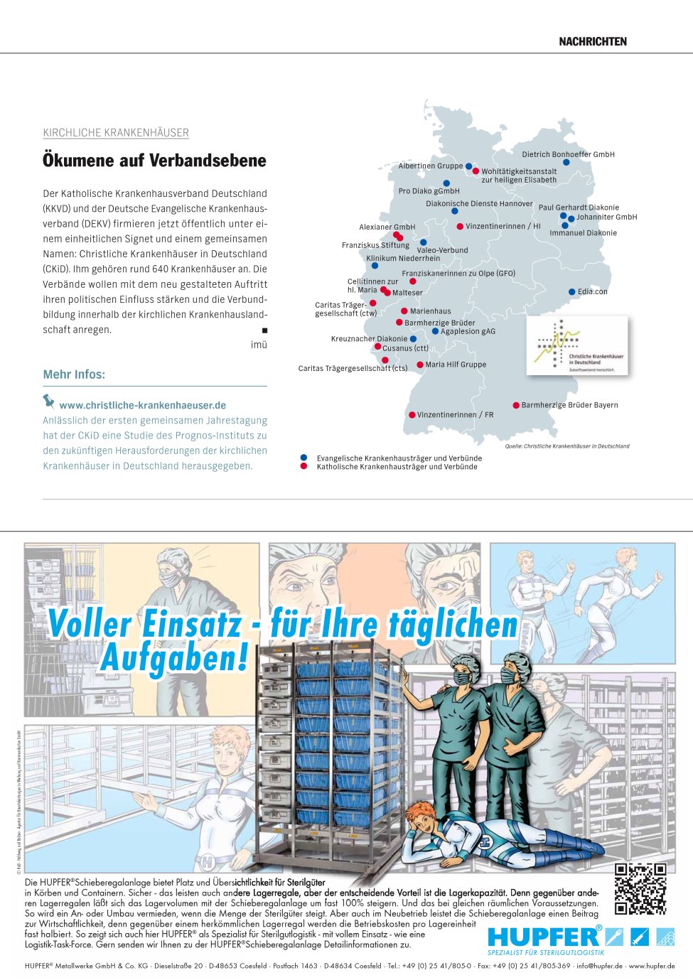 Vorschauseite 1: Ökumene auf Verbandsebene