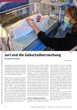 Vorschauseite 1: Juri und die Geburtsüberraschung Perspektivwechsel